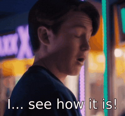Close Up Of Man's Face With Netflix GIF