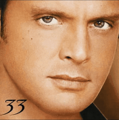 Close Up Of Man's Face With Number 33 GIF