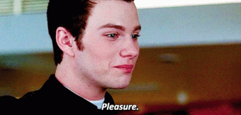 Close Up Of Man's Face With Pleasure GIF