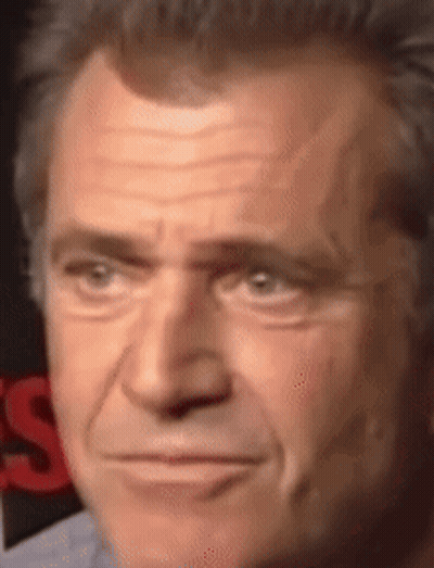 Close Up Of Man's Face With Red S GIF