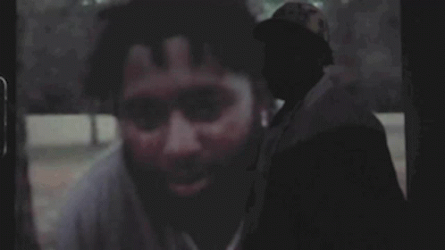 Close Up Of Man's Face With Shadow GIF