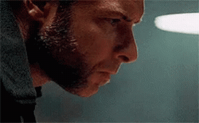Close Up Of Man's Face With Towel GIF