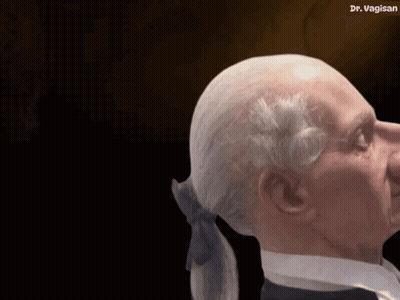 Close Up Of Man's Head With Dr Vagisan GIF