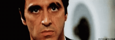 Close Up Of Man's Serious Face GIF