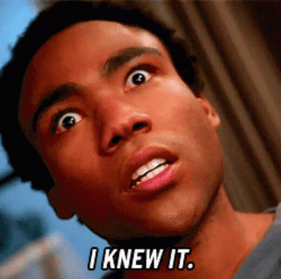Close Up Of Man Saying I Knew It GIF