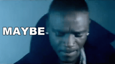 Close Up Of Man Saying Maybe GIF