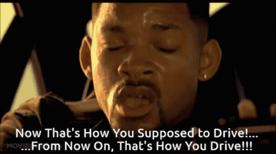 Close Up Of Man Saying Now That's How You Supposed To Drive GIF