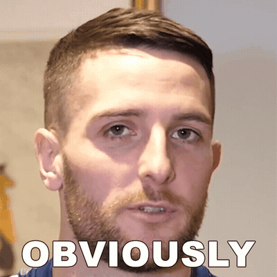Close Up Of Man Saying Obviously GIF