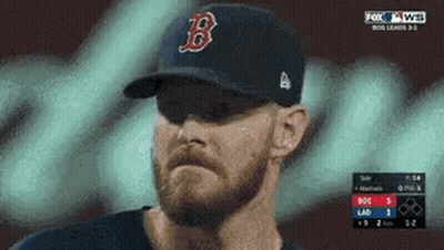 Close Up Of Man Wearing Hat With Letter B GIF