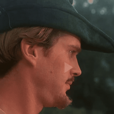 Close Up Of Man With Beard And Hat GIF