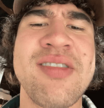 Close Up Of Man With Beard And Hat GIF