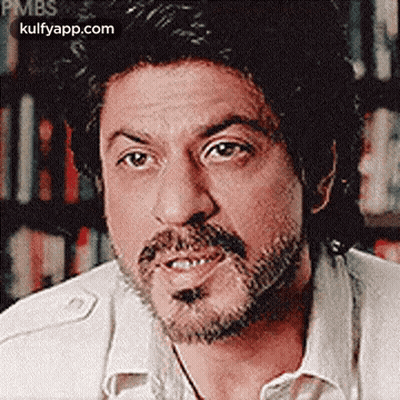 Close Up Of Man With Beard And Mustache GIF