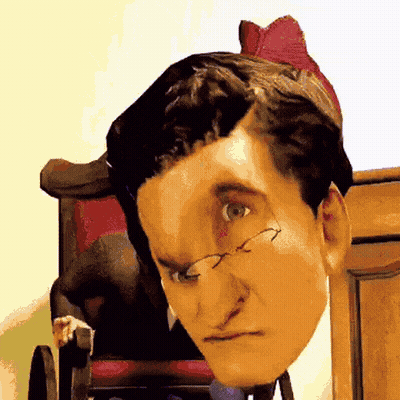 Close Up Of Man With Glasses GIF