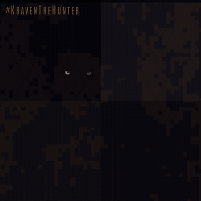 Close Up Of Man With Kraven The Hunter GIF