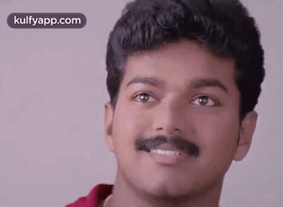 Close Up Of Man With Mustache GIF