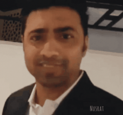 Close Up of Man With Name Nusrat