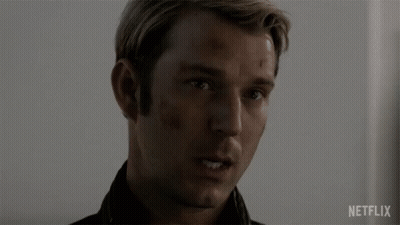 Close Up Of Man With Netflix Text GIF
