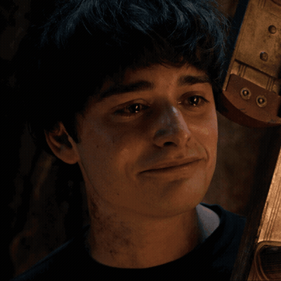 Close Up Of Man With Smiley Face On Face GIF
