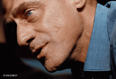 Close Up Of Man With Stablebot GIF