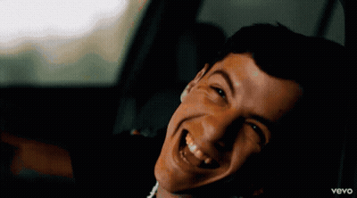 Close-Up Of Man With Vevo On Bottom GIF
