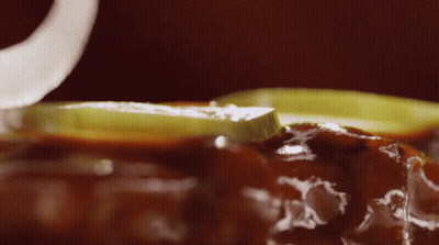 Close Up Of Meat With Sauce GIF