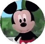Close Up Of Mickey Mouse Sticker