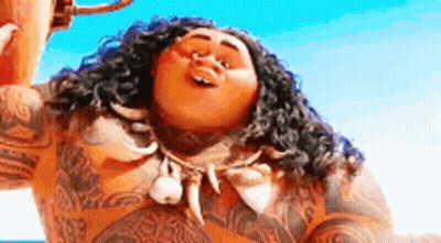Close Up Of Moana Character GIF