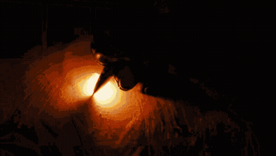 Close Up Of Mouth With Light Shining Through GIF