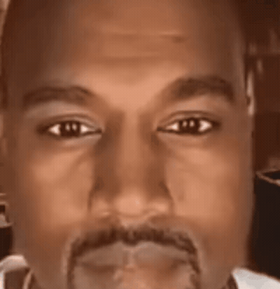 Close Up Of Mustached Man GIF