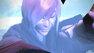 Close Up Of Person Face In Video Game GIF