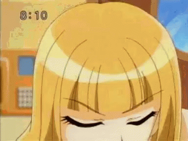 Close Up Of Person Head Time 8:10 GIF