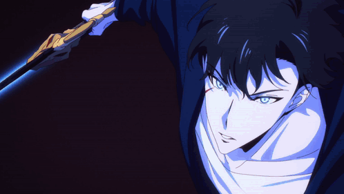 Close Up Of Person Holding Sword GIF