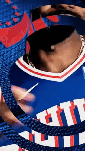 Close Up Of Person In Basketball Jersey GIF