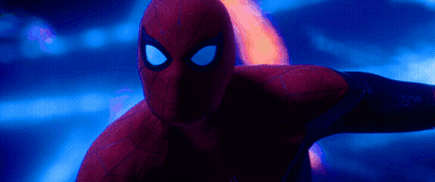 Close Up Of Person In Spider-Man Suit GIF