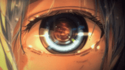 Close Up Of Person's Eye With Circle GIF