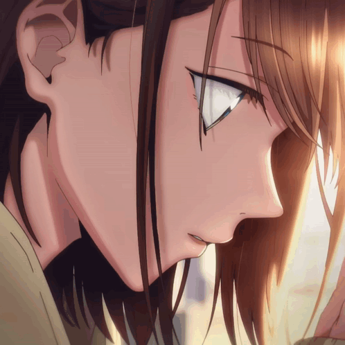 Close Up Of Person's Face Eyes Closed Ear Visible GIF