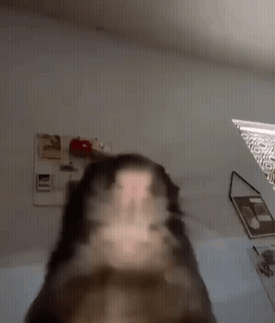 Close Up Of Person's Face GIF