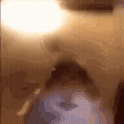 Close Up Of Person's Face Sunlight GIF