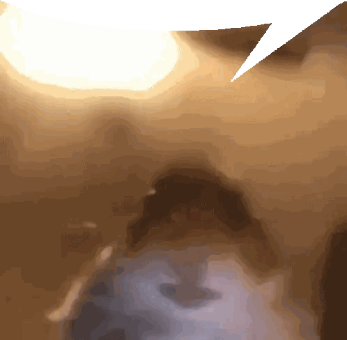 Close Up Of Person's Face With Speech Bubble Sticker