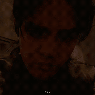 Close Up Of Person's Face With Zky GIF