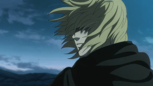 Close Up Of Person's Head With Blue Sky GIF