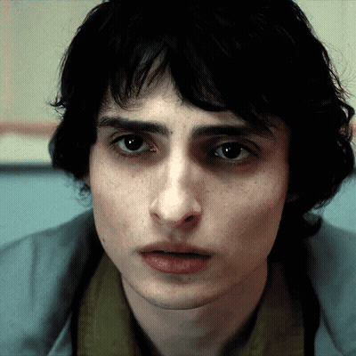 Close Up Of Person's Serious Face GIF