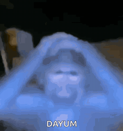 Close Up Of Person Saying Dayum GIF