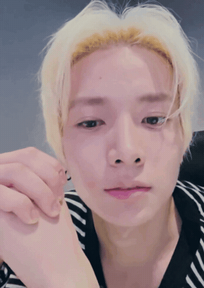 Close Up of Person With Blonde Hair