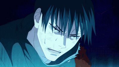 Close Up Of Person With Blue Hair GIF