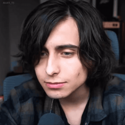 Close Up Of Person With Long Black Hair GIF