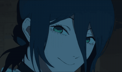 Close-Up Of Person With Long Hair And Green Eyes GIF