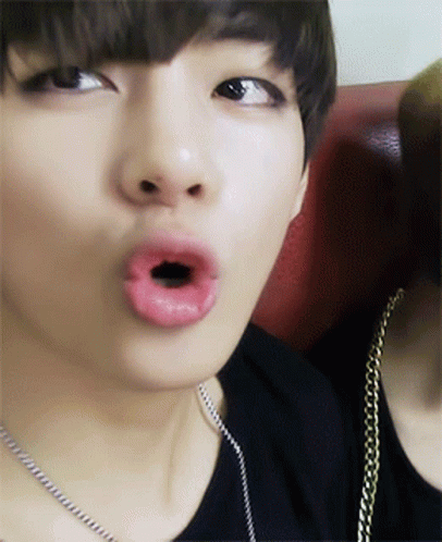 Close Up of Person With Mouth Open