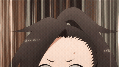 Close Up Of Person With Ponytail GIF
