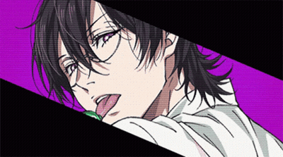 Close Up Of Person With Purple Eyes GIF